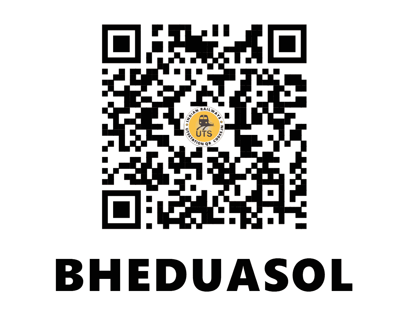 UTS QR Code for BHEDUASOL - BXL - SE (WEST BENGAL)